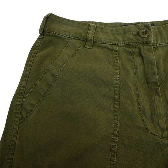 J. Crew Women's 6 Army Green Cargo Shorts - Picture 3 of 10